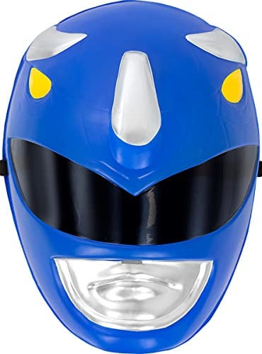 Funidelia Masque Power Ranger bleu pour garçon. Accessoires de déguisements pour enfant