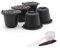 5 Cápsulas reutilizables filtro cápsulas café recargables cafeteras para cucharilla de café