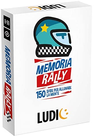 Ludic - Memoria Rally 150 Sfide Per Allenare La Mente It54136 Gioco Di Società Formato Viaggio Per 1+Giocatori