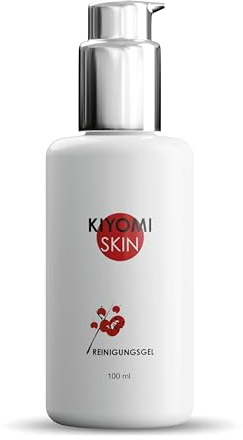 KIYOMI SKIN Sanftes Deep Cleansing Reinigungsgel 100ml, AHA, Hyaluron - dermatest sehr gut - mild, feuchtigkeitsspendend, vegan Gesichtsreinigung Cleanser Gel Cleansing Gel