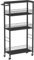 Nandae Carrello a 4 Ripiani, Carrello Cucina Salvaspazio con Ruote, Struttura in Acciaio, Maniglia, Carrellino Piccoli Spazi, Bagno Salotto Studio