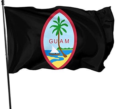 Garten Banner 90X150cm Guam-Flagge Fahnen Premium Fahne Durable Haus Hof Flagge Für Haus Party Garten