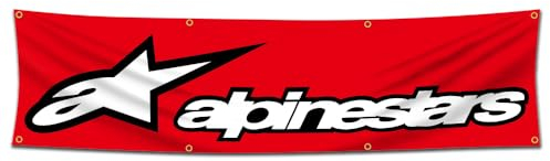 Konern Alpinestar Banner-Flagge, 6 x 2,4 m, für Auto, Motor, Garage, Geschäft, Wanddekoration