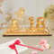 Deko 18. Geburtstag Mädchen Junge, Seutgjie Originelles Holz Geldgeschenk 18.Geburtstag Tochter Sohn mit LED Lichterkette Fliege und Geschenkpapier Gästebuch für Hochzeitstag Jubiläum Tischdeko