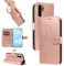 SRISHP Cover per Huawei P30 Pro, Magnetica Cover a Libro con Slot per Schede, Custodia in PU Pelle Portafoglio per Huawei P30 Pro, Oro Rosa