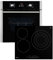 Conjunto: 60cm Horno electrico empotrable BO8805SS + 59cm Placa vitrocermica KF5903SP | Parrilla | Aire caliente | Temporizador automático | SET8805KF593SP