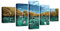 RFCKMIRZ 5 Teiliges Kunstdrucke Xl (150X80Cm) Schlafzimmer Bilder Modern Kran Wall Painting Poster Gemälde