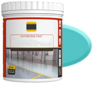Pintura antideslizante para suelos de concreto para interiores y exteriores, 33.8 onzas líquidas (verde lago)
