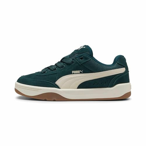 PUMA Unisex Park Lifestyle SK8 SD Sneaker, Green Terrain-Alpine Snow, 10 UK