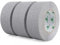 BOMEI PACK Nastro Adesivo Antiscivolo, Nastro Antiscivolo, Nastro Adesivo di Sicurezza Forte per Interni ed Esterni, Confezione Da 3 50mmx10m, Nero (Grigio)