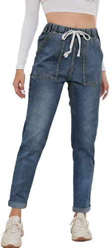 Alaster Queen Jeans Für Damen Mit Hoher Taille Und Lockerer Passform Boyfriend Jeans
