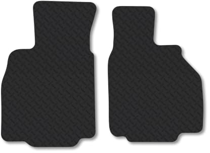 Porsche Boxster (1996-2004) 5mm Rubber Car Mats | Heavy Duty Rubber Tailored Fit Floor Mats Full Coverage Durable Waterproof Accessories Easy Clean Anti Slip Made in the UK