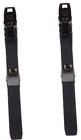 Garneck 2stücke Roller Skate Schnalle Riemen Set Für Erwachsene Und Junge Mädchen Verstellbar Und Langlebig Zubehör Für Skate Schuhe Schwarz