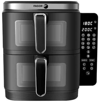 Friteuse à air Fagor FGD11, noire, 2800 W, 5,5 L, marque : Fagor - EAN : 3508510460927