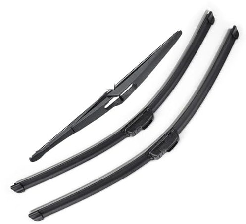 Escobillas limpiaparabrisas Delanteras y traseras para Nissan Juke (2010-2019)