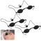 Confortable Lunette uv cabine de Protections,3 Pcs Lunette UV de Solarium Silicone Souple Durable, Noir Lunettes uv cabine Convient à la Clinique de Beauté ou à la Maison