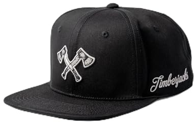 Timberjacks - Basecap Crossed Axes Snapback Beef Beer BBQ Barbecue Baseball Kappe Trucker