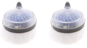 2 Set of Rotating Wash Brush Universal Pressure Washer Car Foam Cleaner Tool