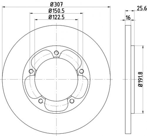 Textar 92274103 Bremsscheibe (Menge: 2 Stk, Paar)