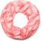 styleBREAKER Loop Schal mit gewebtem Feder Muster, Schlauchschal, Tuch, Unisex 01017068, Farbe:Apricot