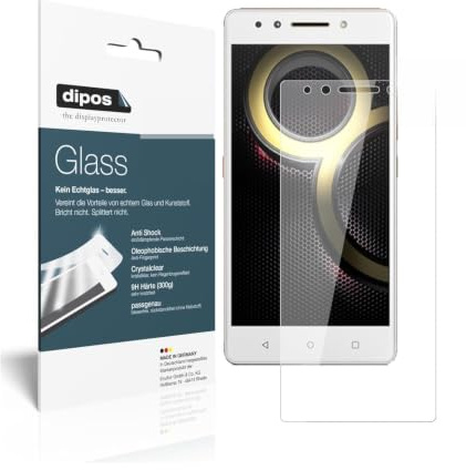 dipos 2x Displayschutzfolie 9H klar für Lenovo K8 Note