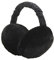 LUOEM Cache-oreilles d'Hiver Unisexe Anti Froid Cache-Oreilles En Peluche Chaud Pour Femme Homme (Noir)