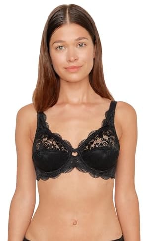 Susa BH Damen mit Bügel Latina I Damen-BHS mit GR oßen, genähten Cups und längenverstellbaren Trägern I Gute Passform