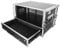 Music Store Pro Case 4HE Combo - 19 DD, Robustes Holz-Rack für Transport von Funkmikrofonen und Headsets, 30cm Einbautiefe, Butterfly-Verschlüsse, Klappgriff, Stabiler Aluminiumprofilrahmen, Ohne
