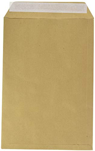 250 Hüllen Kraftpapier braun E4 280 x 400 120 g/m² Schutzband
