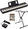 Roland FP-10 Digital Piano mit Roland KS10X Keyboardständer und Unterrichtsbuch