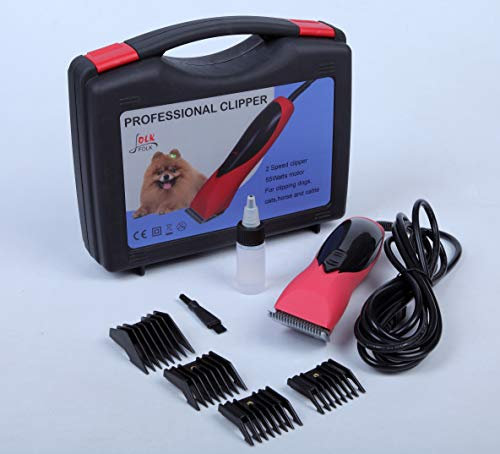 Folk Esquiladora peladora 55w FL5-2 velocidades Perros, Caballos, gatos maquina cortapelo - Cuchillas Serie A5 (A - con 1 Cabezal Nº10)