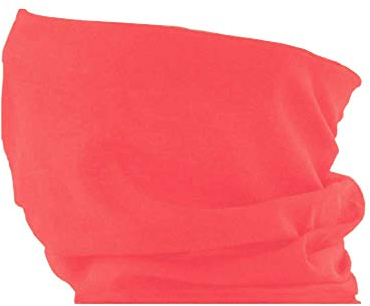 Oblique Unique® Multifunktionstuch Schlauchtuch Halstuch Loop Outdoor Motorrad Wandern Fahrrad Biking - Neonrosa