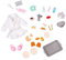 Lori Luxus Hotel Set, Zubehör für 15 cm Mini Puppen – Puppenzubehör mit Accessoires, Bademantel, Essen und mehr – Spielzeug für Kinder ab 3 Jahre