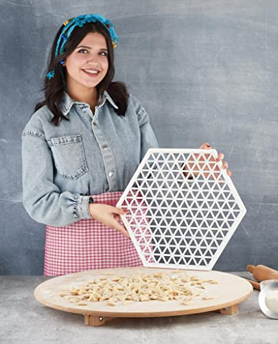 Vip Ahmet Shaper Knödel Manti Form Kalibi Maulkorb Pelmeni Teig 213 Loch 44 cm Dreieck, Vip-35