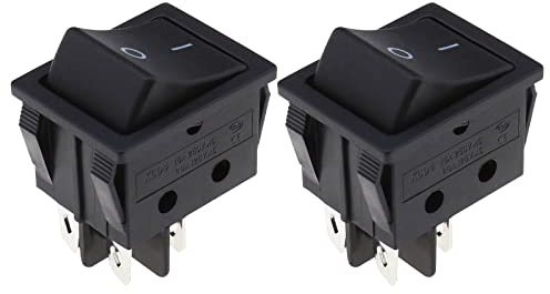 Be In Your Mind 2PCS Vacuum Cleaner On/Off Rocker Switch 4-Pin Boat Type Compatible with Henry Compatible with Hetty Compatible with James Compatible with Charles