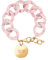 ICE Jewellery - Chain Bracelet - Pearl nude - Kettenarmband mit XL-Maschen für Frauen, geschlossen mit einer goldenen Medaille (020996)