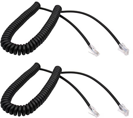 Aimtobest HM-133 RJ45 8 Pin Microphone Mic Cable Cord for ICOM HM-151 HM-133V HM-133S HM-98 HM-207 IC-2300H IC-V8000 ID-5100A ID-4100A IC-2730 ID-880H ID-800H IC-2820H IC-2720H IC-208H Radio