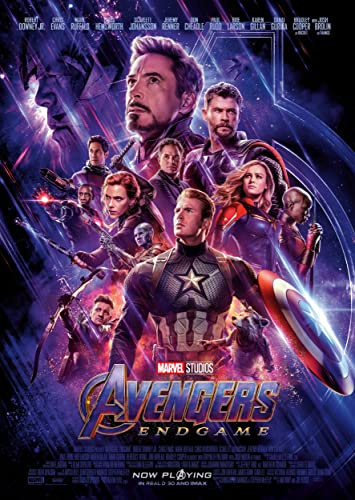 Marvel MCU Avengers Endspiel Poster Druck Wandkunst A3 Größe