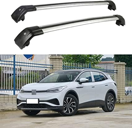 Auto Querträger Dachträger für VW ID4 ID.4 X 2021 2022 2023 2024, Auto Aluminium Querträger Dachträger DachbüGel Gepäckträger Zubehör