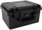 BQKOZFIN Portable Hard Case, IP67 Rated Shockproof Camera Case with Customizable Diced Foam Protects for Equiment, Camera, Electronics, Tools, Microphone, Recorder, 27.5x23.5x16.6CM (Black)