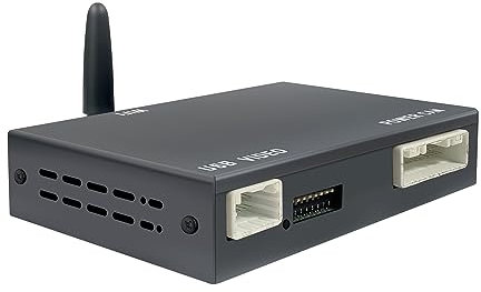 EZoneTronics Wireless Carplay Android Auto Adapter für Toyota Camry/Auris/CHR/Avensis/RAV4/Prius/Highlander 2014-2019 Unterstützung CarPlay Android Auto Mirror Link Bluetooth WLAN SWC GPS Siri Kamera