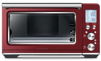 Breville the Smart Oven® Freidora de aire, horno de encimera de convección, horno tostador de freidora de aire, BOV860RVC, pastel de terciopelo rojo