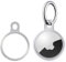 Stouchi AirTag Schlüsselanhänger [1Pack] Rostfreier Stahl Air Tag Case Holder Cover mit 1 Schlüsselanhänger Einfache Einrichtung Schlankes Design für AirTags Key Finder Air Tags Zubehör
