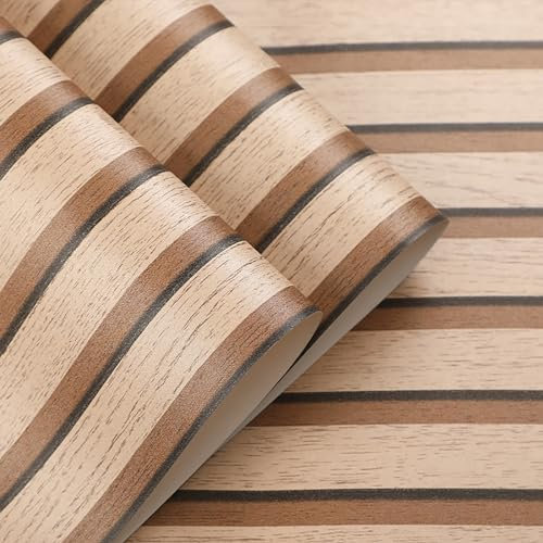 Baketron Light Oak Wood Slat Wallpaper Wooden Wall Panels Textured Wood Grating Wallpaper Slat Wall Panelling Wood Effect Wallpaper Adults Boys Bedroom Living Room Lounge Study