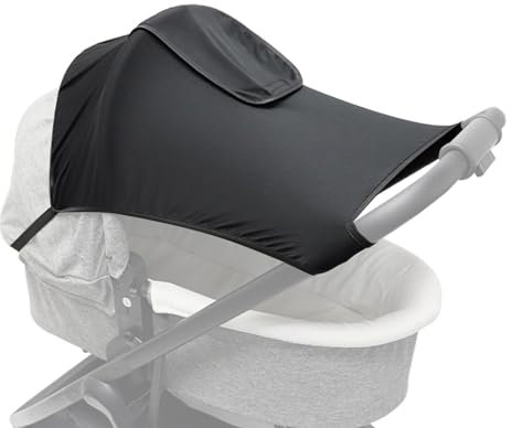 U-niversal Sonnensegel für Kinderwagen UV Schutz 50+/ Sonnenverdeck,Sonnenschutz Kinderwagen FüR Babyschale, Kinderwagen, Anti-Wind Und Anti- Uv
