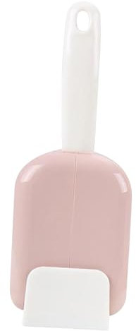 Cuchara de Arroz Vertical, Soporte de Apertura Automática Grande, Estante para Cuchara de Arroz, Herramienta de Cocina Rosa para un Almacenamiento Conveniente