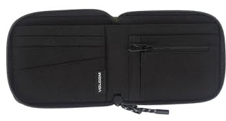 Volcom Herren Venture Bifold Zip Wallet, Oliv/Blatt für Mich (Leaf It to Me), Einheitsgröße, Venture Bifold Zip Wallet