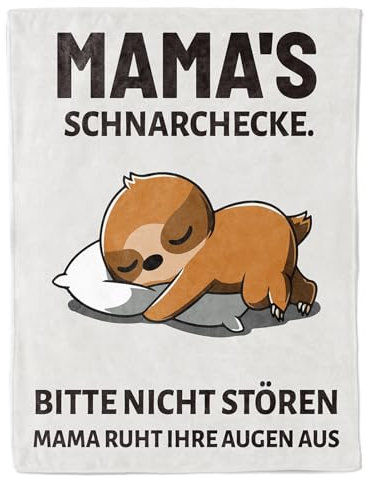 KAAYEE Mama Geschenk, Kuscheldecke Geschenke für Mutter zum Geburtstag Weihnachten Valentinstag Muttertag, Geburtstagsgeschenk Ostergeschenke Muttertagsgeschenk Weiße