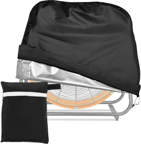 Fan Cover 210D Oxford Outdoor Fan Cover Waterproof Floor Fan Cover for 18 Inches to 24 Inches Fan Sun Protection Dust Cover Electric Fan Cover Wall Mounted Fan Cover for Pedestal Fan and Desktop Fan