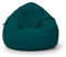 Nadimaideal Sitzsack Tropfenform Kastanie | Bodenkissen für Kinder & Erwachsene | Indoor & Outdoor | Gaming Sitzsack - Sitzkissen - Beanbag | Füllung EPS Perlen (Petrol, XXL-Durchmesser 88 cm)